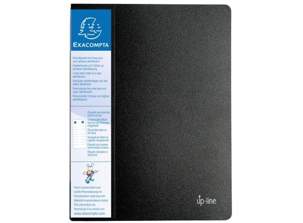 Presentasjonsmappe EXACOMPTA 20l A4 sort 